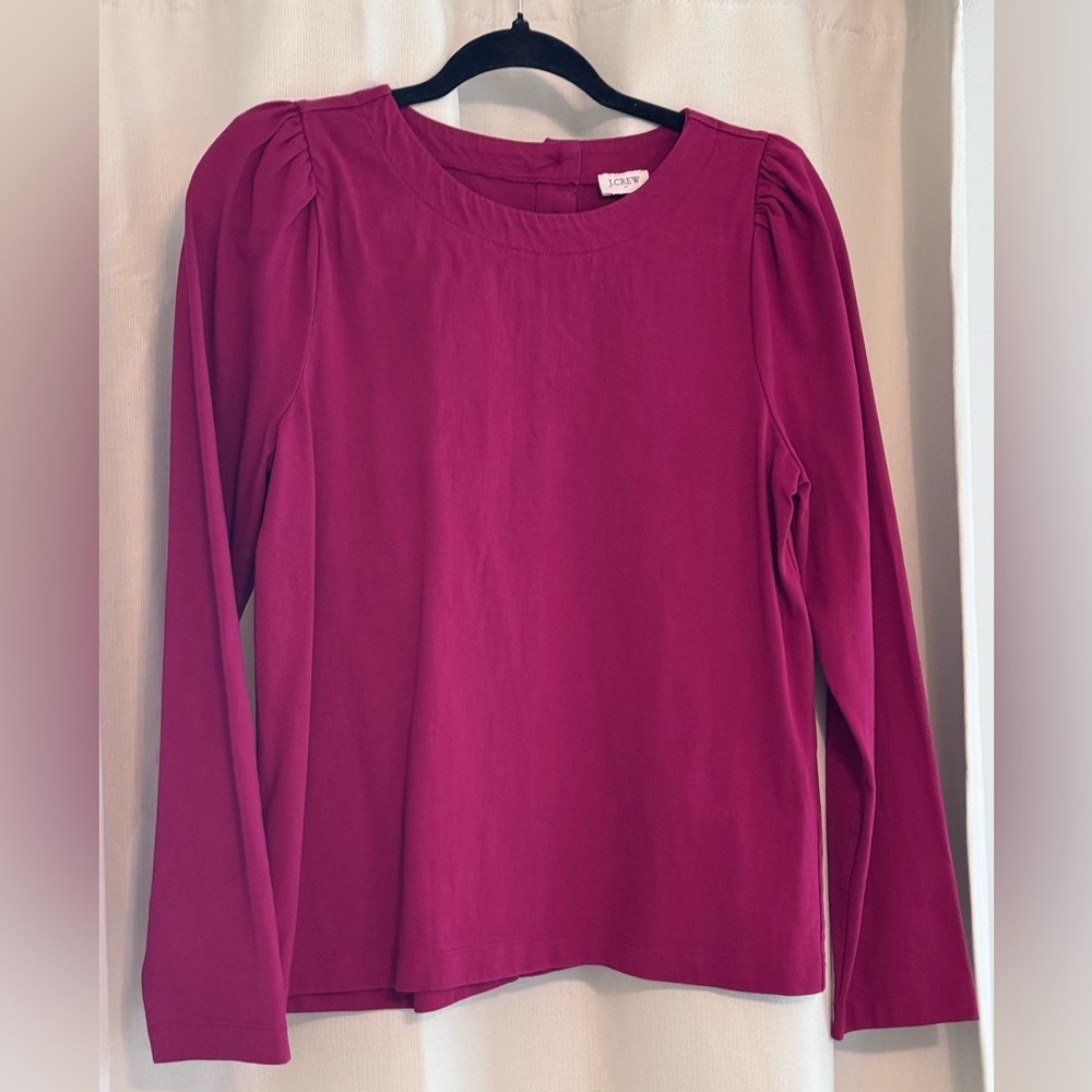 J. Crew Long Sleeve Relaxed Blouse